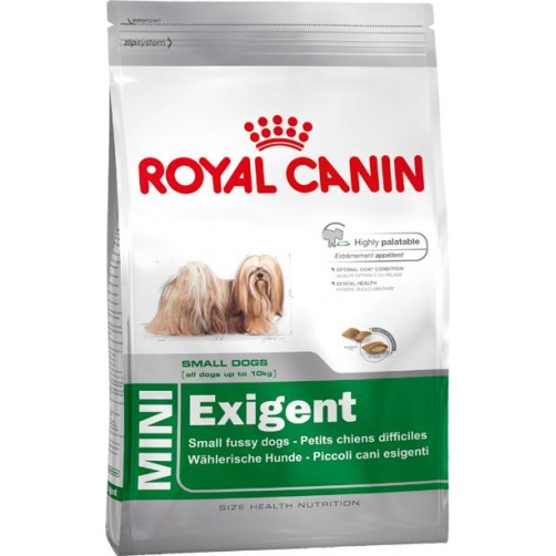 غذای خشک مخصوص سگ نژاد کوچک بدغذا/ 800 گرمی/ Royal Canin MINI Exigent 